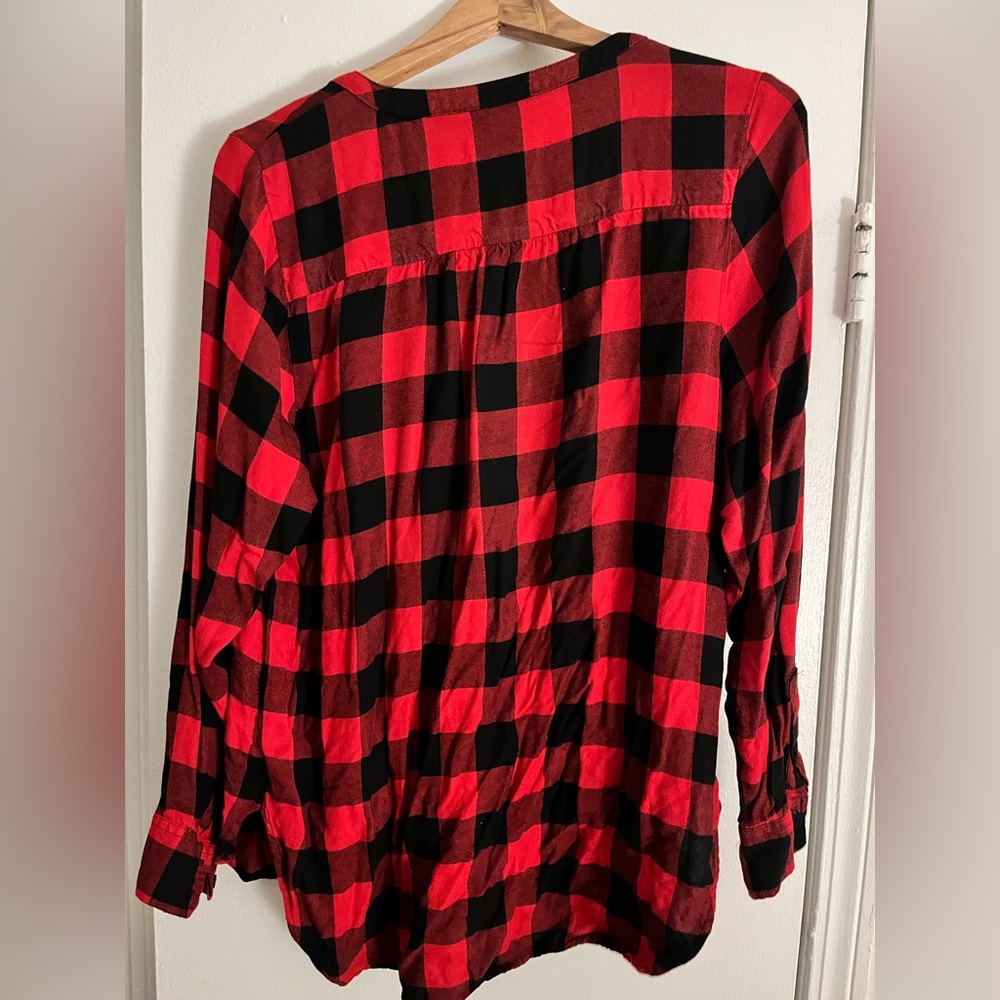 Universal Thread Red and Black Flannel - Picture 2 of 3